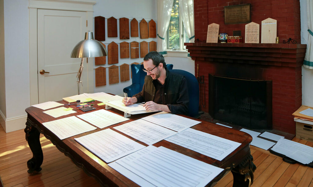 Composer Eric Wubbels was a 2020 Anna & John Laynor Fellows (Joanna Eldredge Morrissey photo)